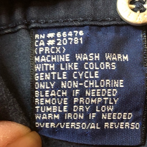 Men's Tommy Hilfiger button down Long Sleeve Shirt Blue/Red/Cream Size Large - Picture 5 of 7